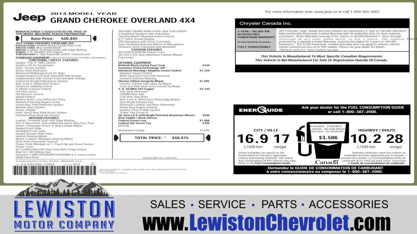 2013 Jeep Grand Cherokee Overland