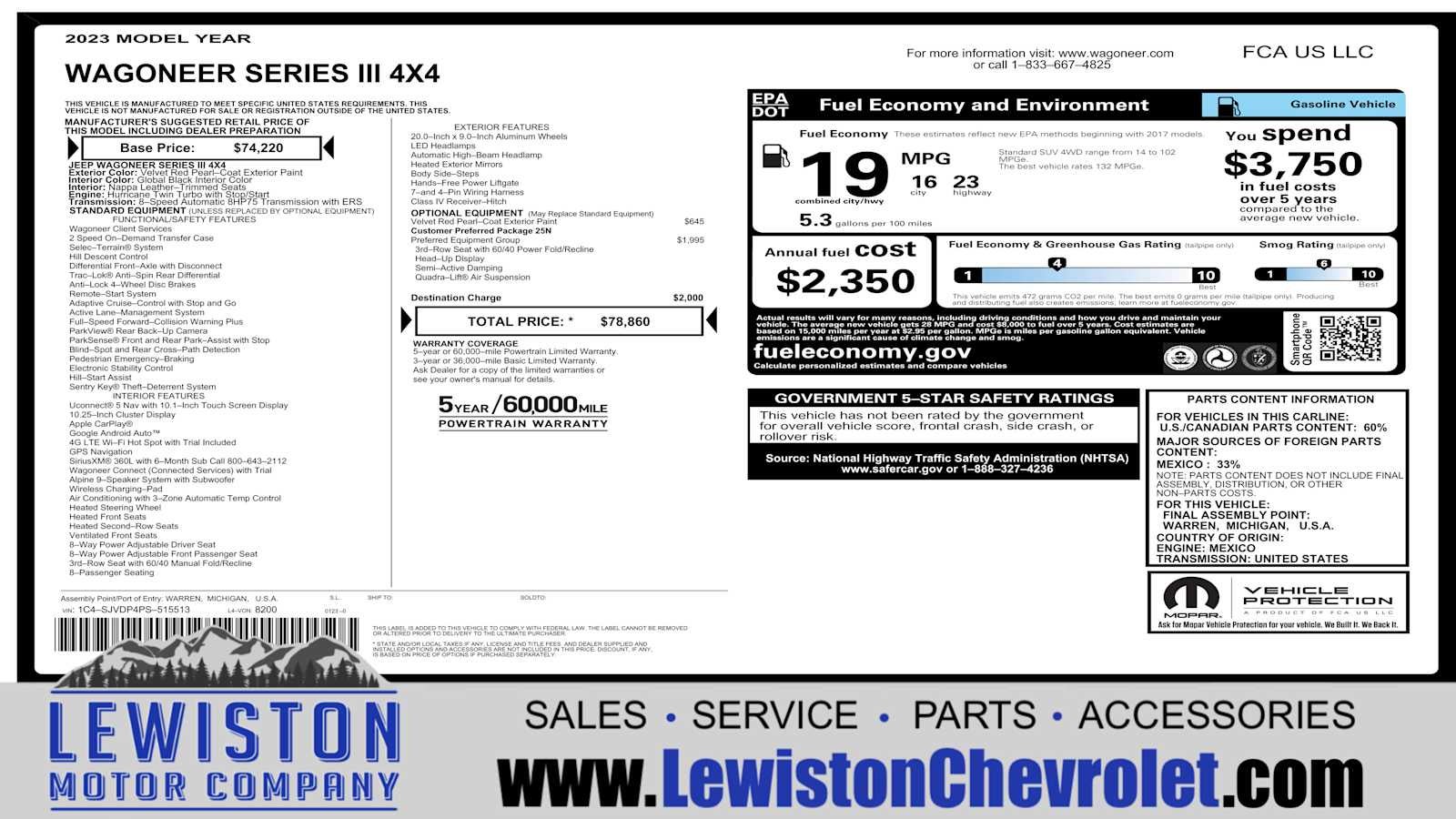 2023 Jeep Wagoneer Series III 4x4