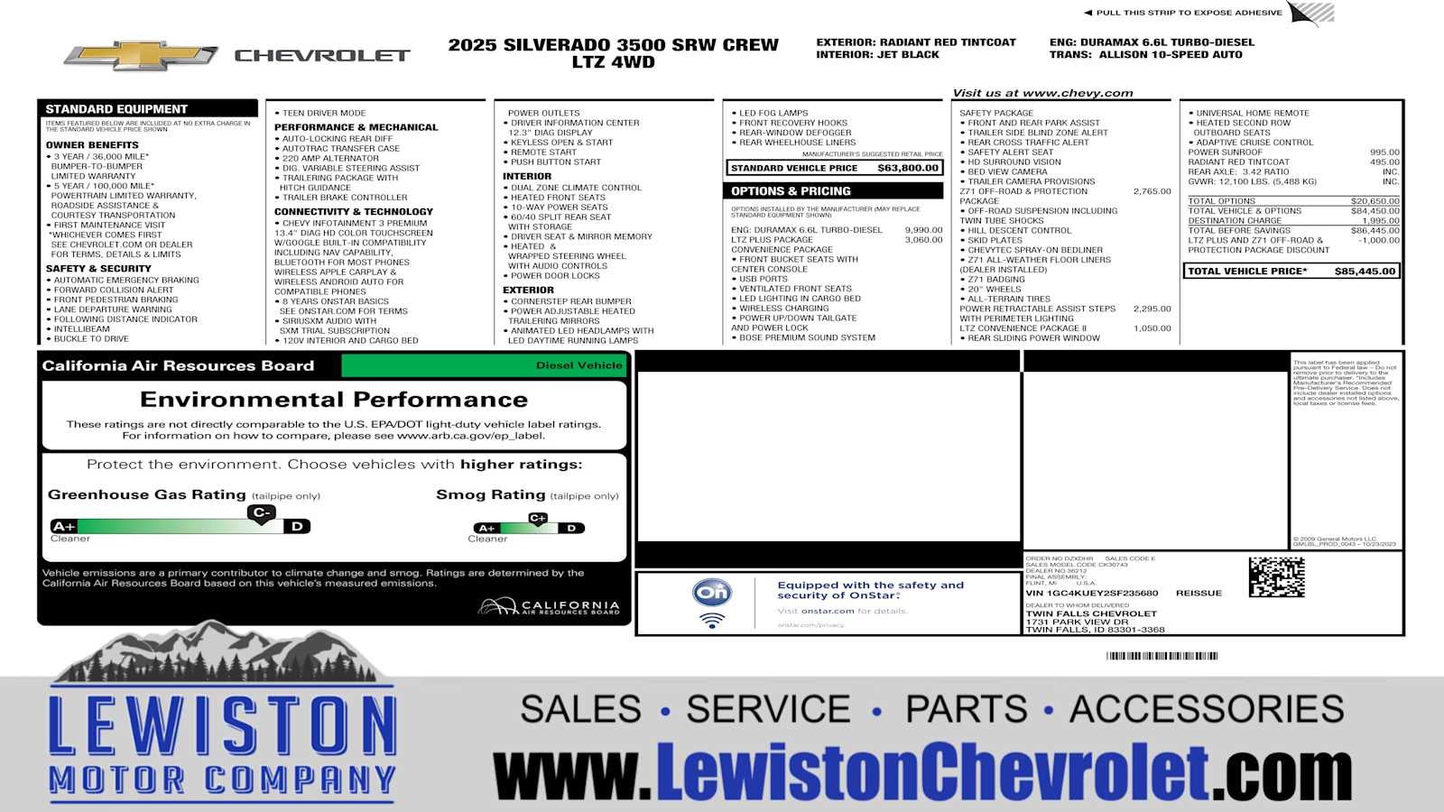 2025 Chevrolet Silverado 3500 HD LTZ