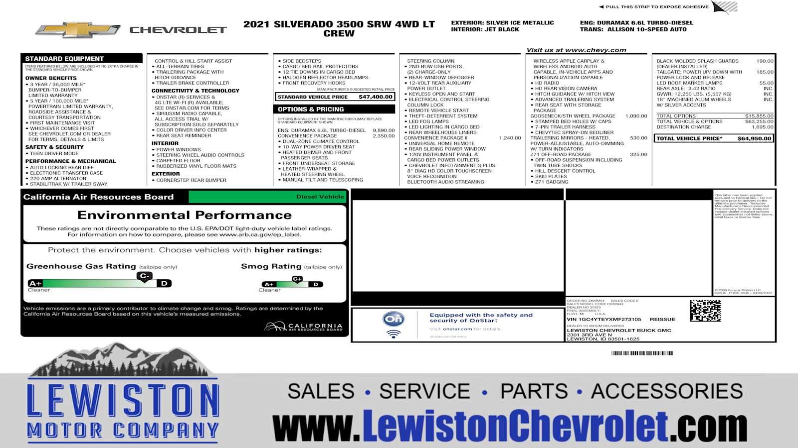 2021 Chevrolet Silverado 3500 HD LT