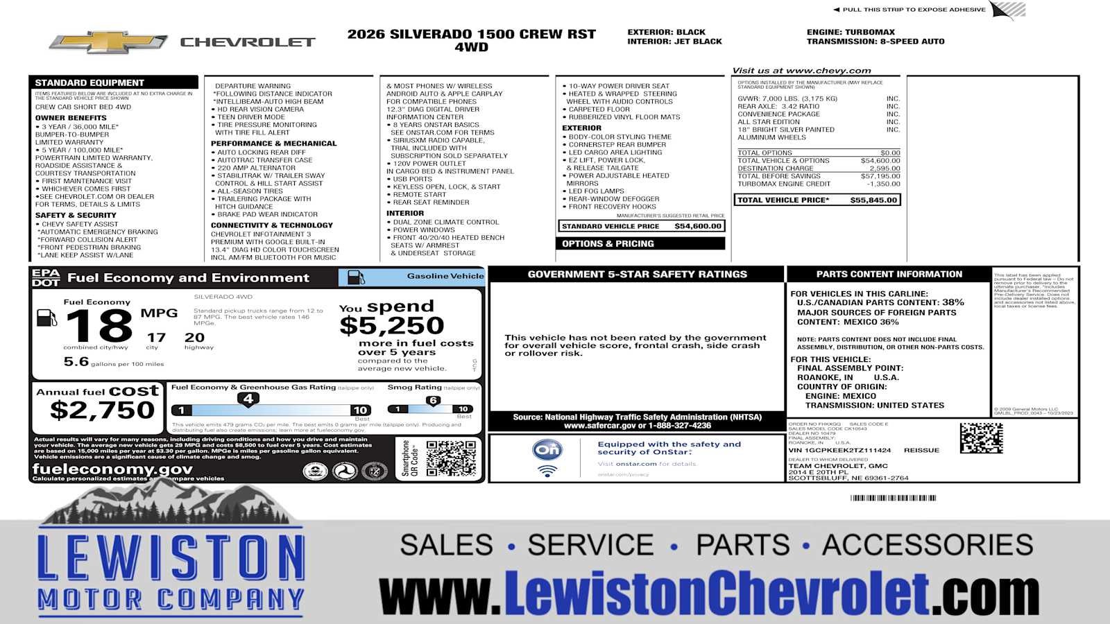 2026 Chevrolet Silverado 1500 RST