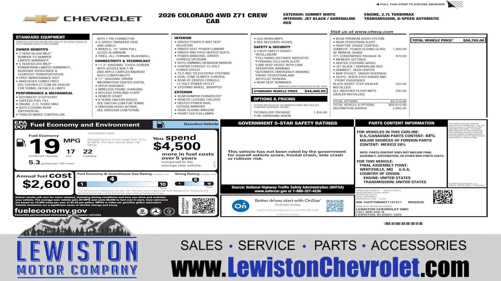 2026 Chevrolet Colorado Z71