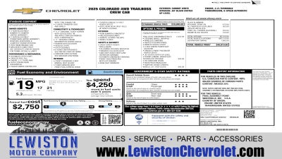 2025 Chevrolet Colorado Trail Boss