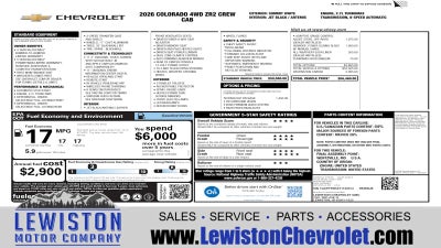 2026 Chevrolet Colorado ZR2