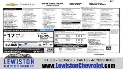 2021 Chevrolet Silverado 1500 LT Trail Boss