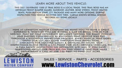2021 Chevrolet Silverado 1500 LT Trail Boss