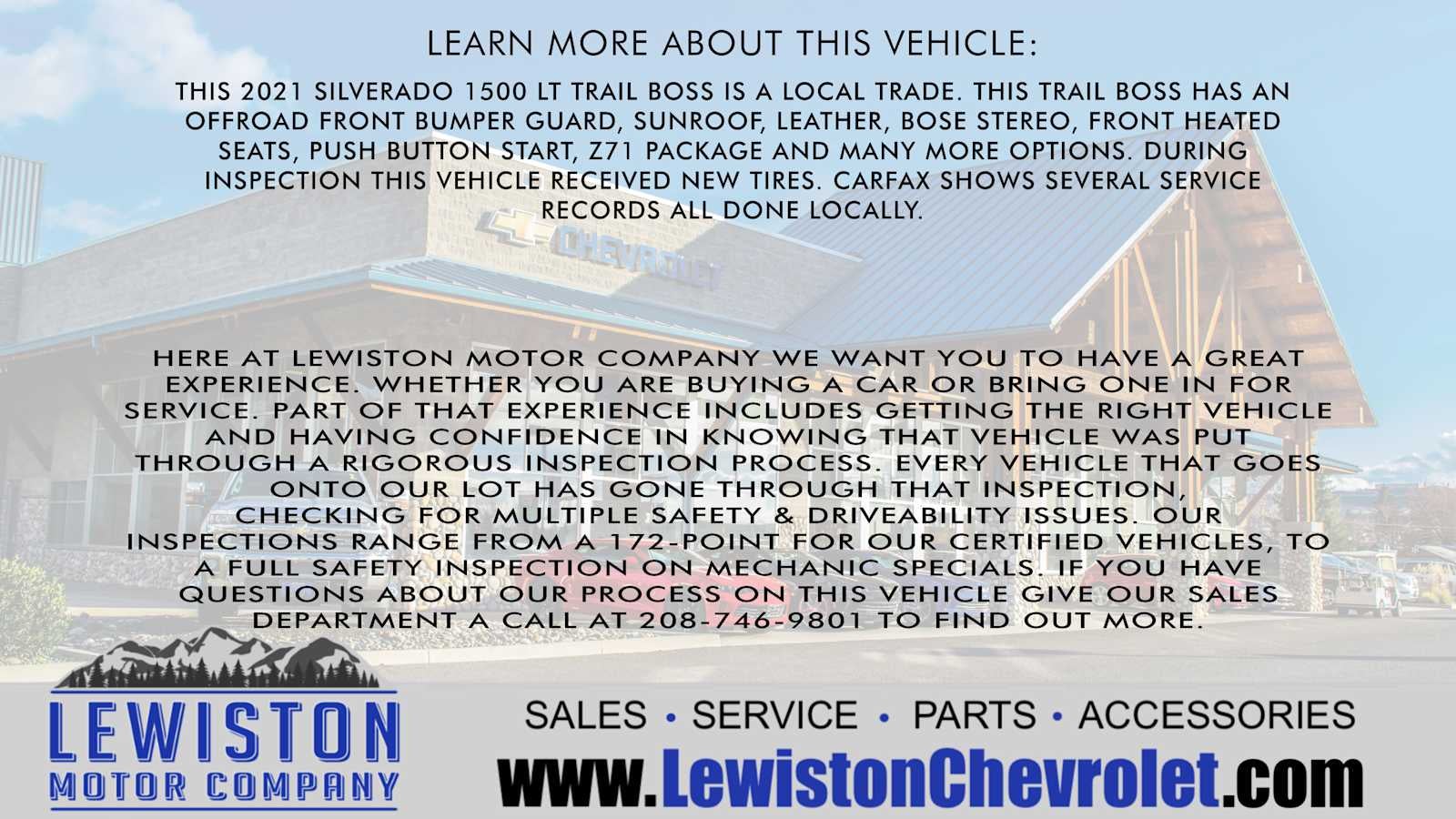 2021 Chevrolet Silverado 1500 LT Trail Boss