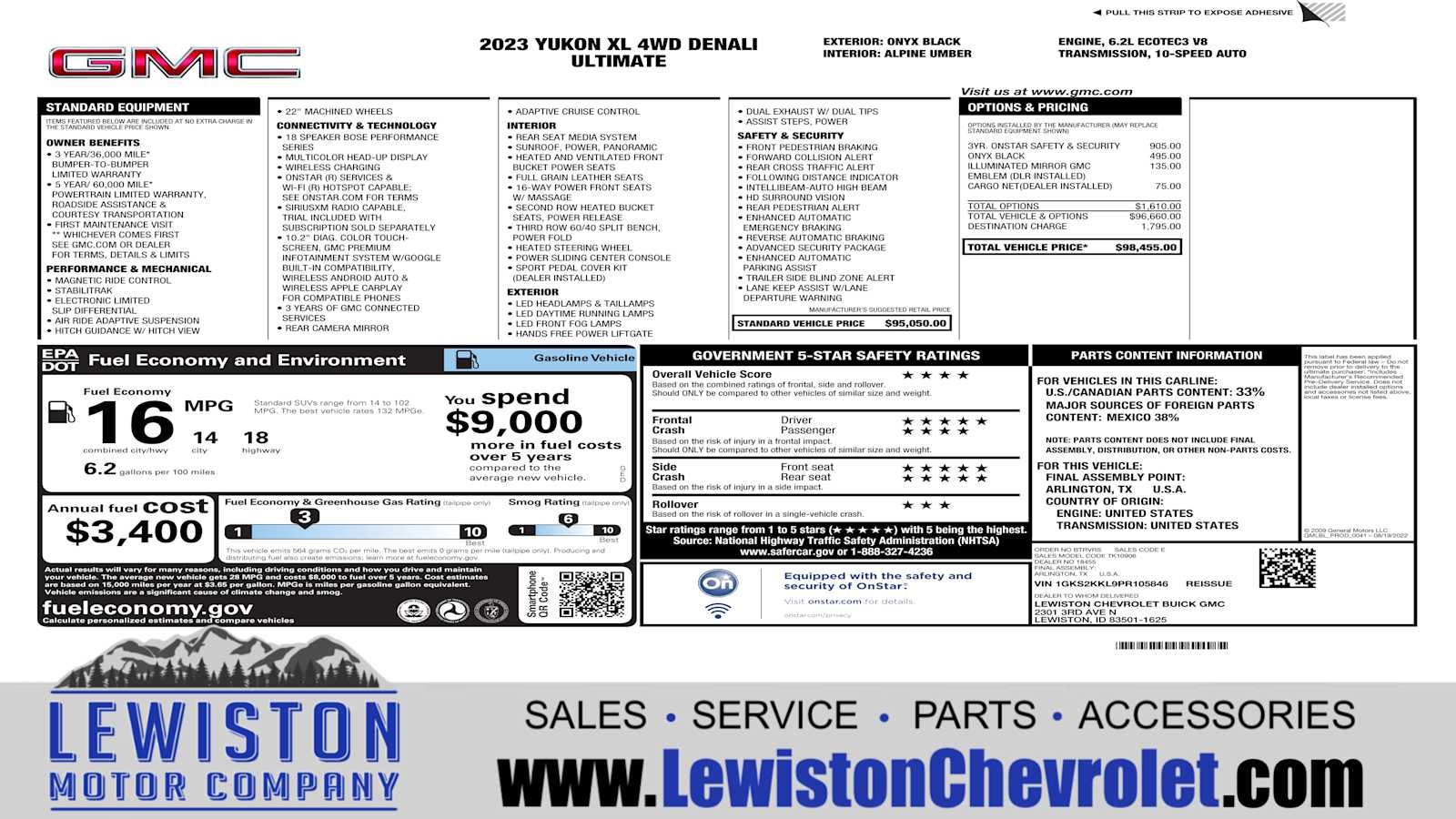 2023 GMC Yukon XL Denali Ultimate