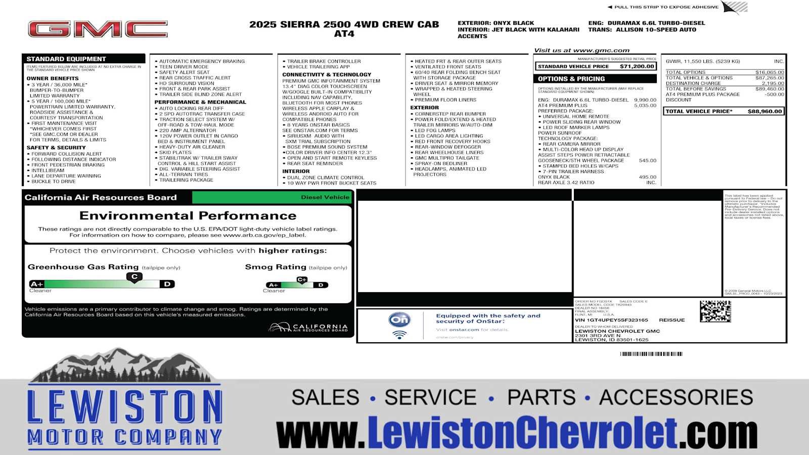 2025 GMC Sierra 2500 HD AT4