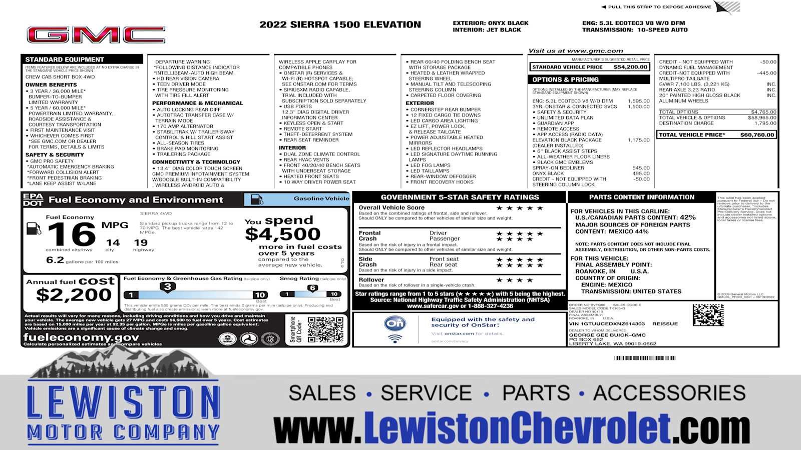 2022 GMC Sierra 1500 Elevation