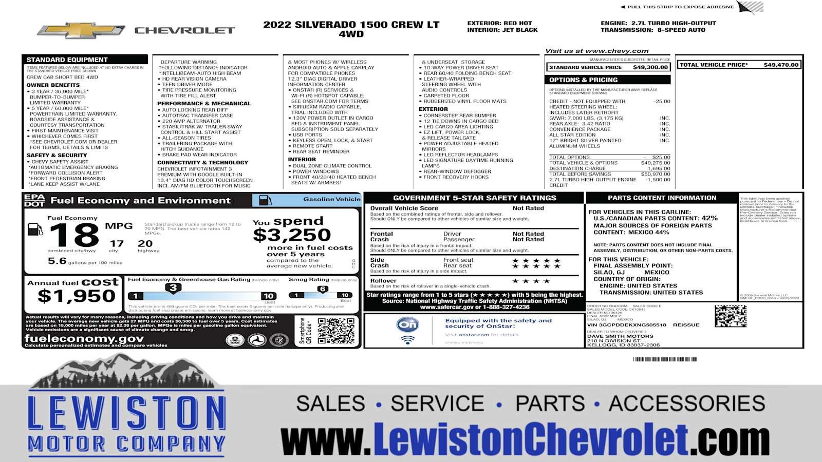 2022 Chevrolet Silverado 1500 LT