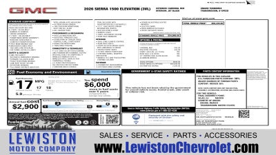 2026 GMC Sierra 1500 Elevation