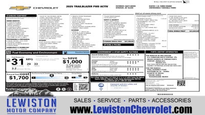 2025 Chevrolet Trailblazer ACTIV